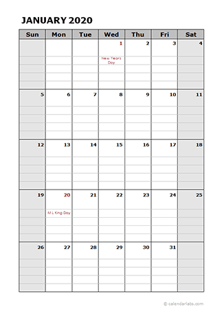 Customize Word Calendar
